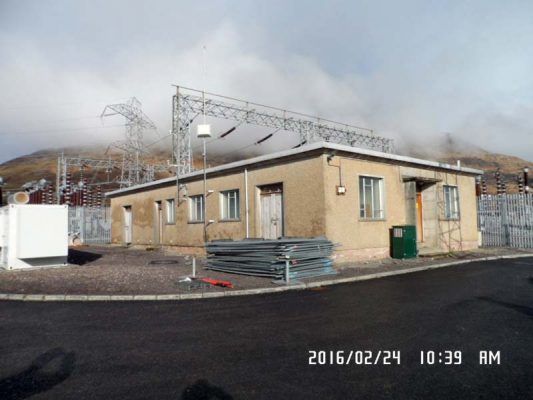 Dalmally, sub station, demolition, asbestos removal