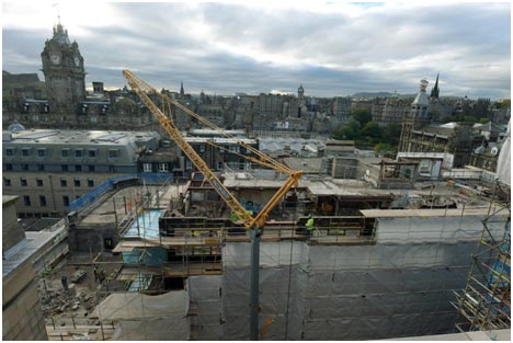 west regsiter street, edinburgh, demolition, asbestos removal