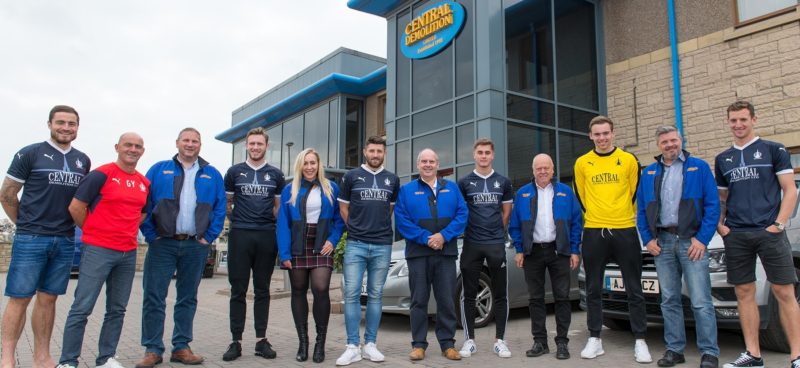 Falkirk FC, Central Demolition,, Shirt sponsor, bonnybridge